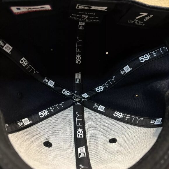 New Era Washington Nationals 59FIFTY Navy Blue Hat (Men’s Size 7 3/8) - Picture 5 of 6